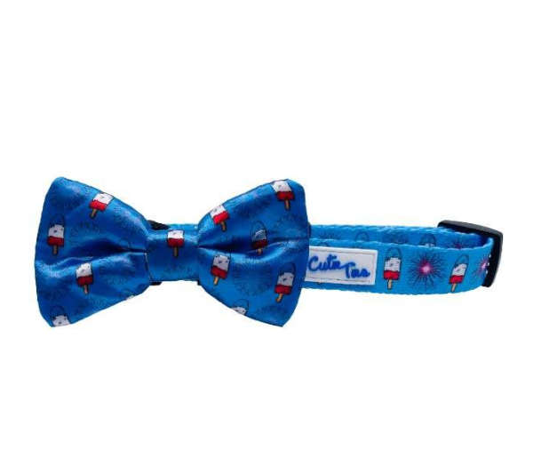 4th of July - Cutie Ties Dog Bow Tie - One Size