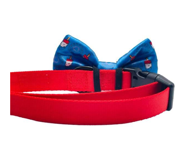4th of July - Cutie Ties Dog Bow Tie - One Size