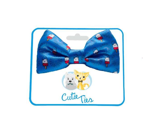 4th of July - Cutie Ties Dog Bow Tie - One Size