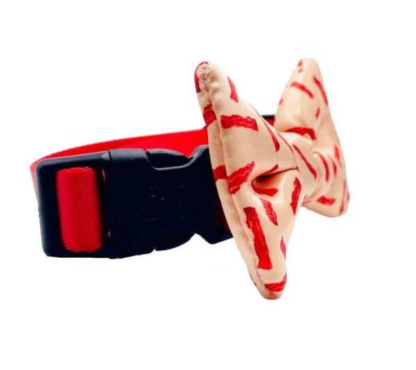 Bacon - Cutie Ties Dog Bow Tie - One Size