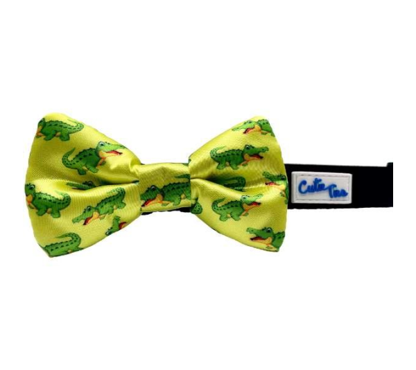 Yellow - Cutie Ties Dog Bow Tie - One Size