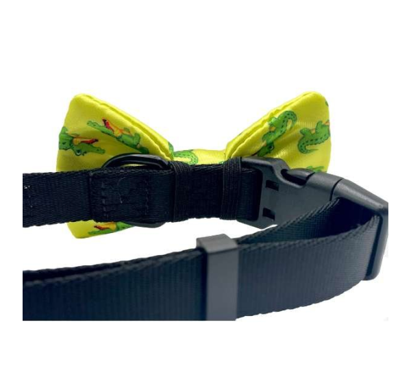Yellow - Cutie Ties Dog Bow Tie - One Size