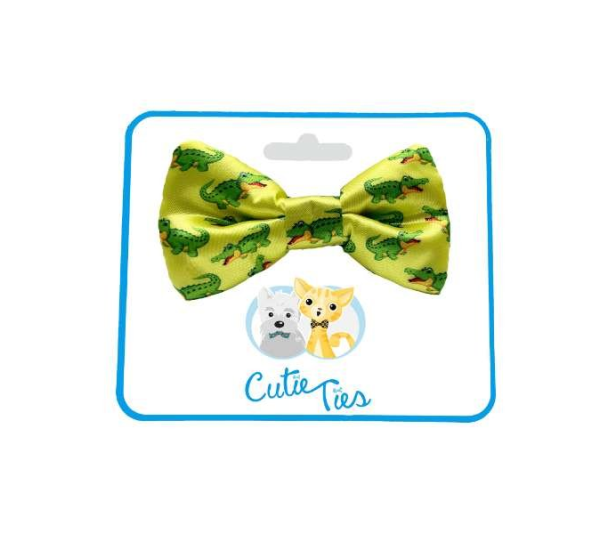 Yellow - Cutie Ties Dog Bow Tie - One Size