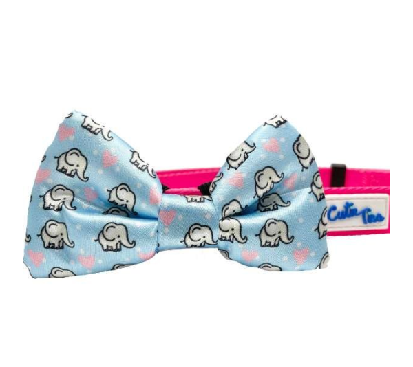 Elephant - Cutie Ties Dog Bow Tie - One Size