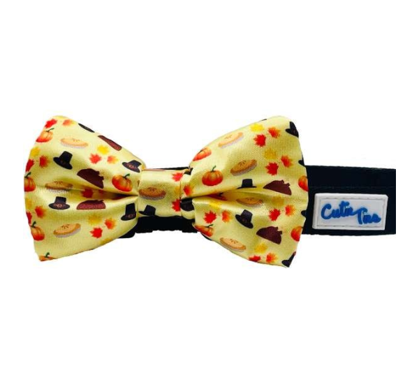 Thanksgiving - Cutie Ties Dog Bow Tie - One Size