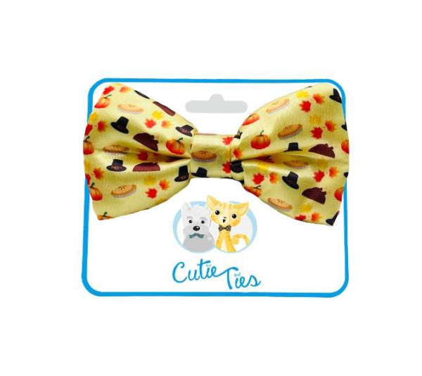 Thanksgiving - Cutie Ties Dog Bow Tie - One Size
