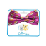 S'mores Purple - Cutie Ties Dog Bow Tie - One Size