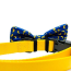 Mac and Cheese Blue - Cutie Ties Dog Bow Tie - One Size
