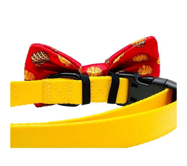 Nuggest & Fries - Cutie Ties Dog Bow Tie - One Size