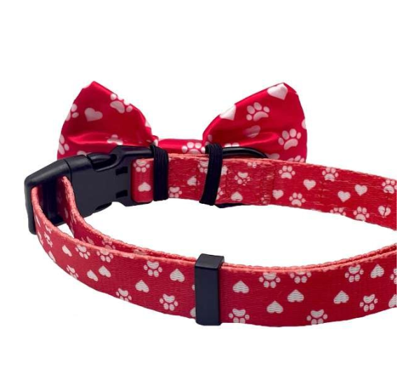 Red - Cutie Ties Dog Bow Tie - One Size