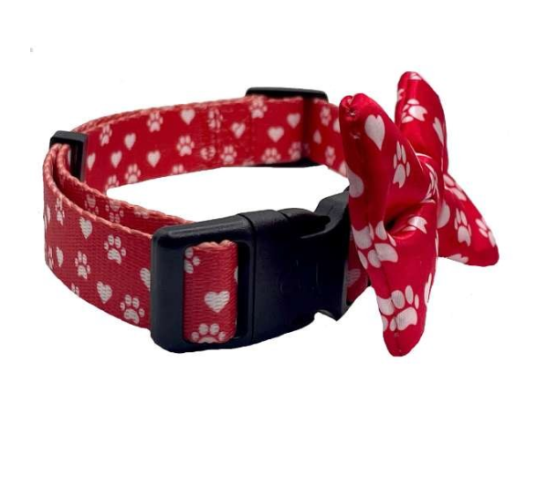 Red - Cutie Ties Dog Bow Tie - One Size