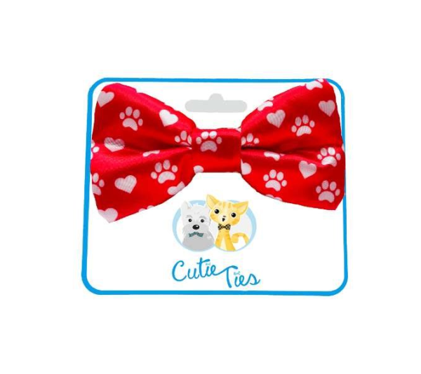 Red - Cutie Ties Dog Bow Tie - One Size