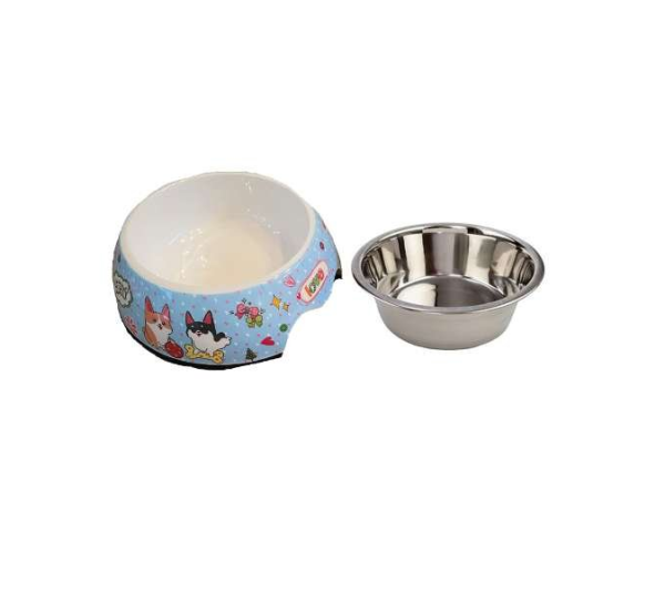 Corgi - Cutie Ties Dog Bowl - Small
