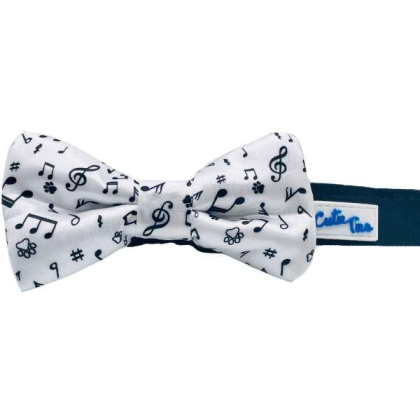 Music Notes - Cutie Ties Dog Bow Tie - One Size