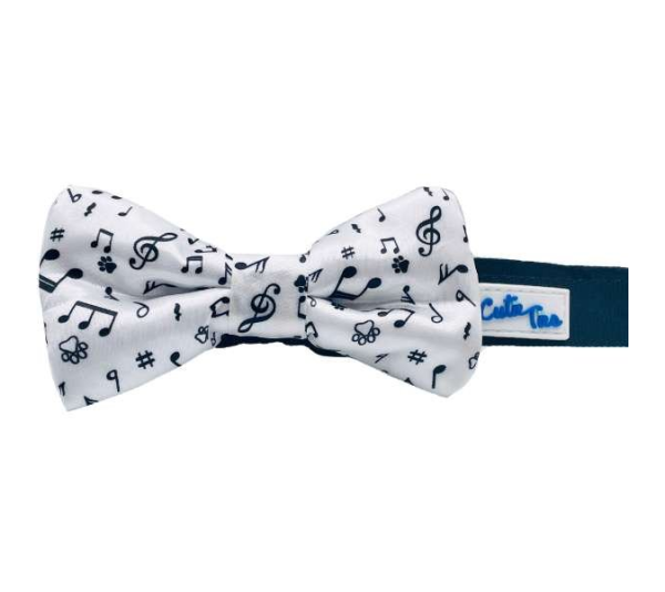Music Notes - Cutie Ties Dog Bow Tie - One Size