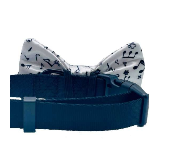 Music Notes - Cutie Ties Dog Bow Tie - One Size