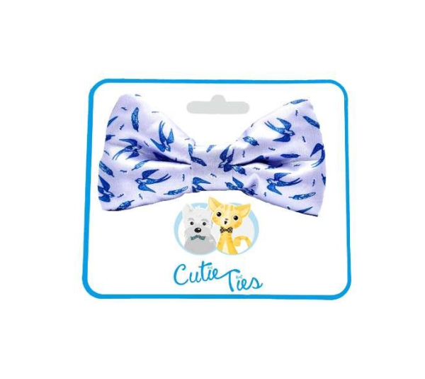 Swallow & Feather - Cutie Ties Dog Bow Tie - One Size