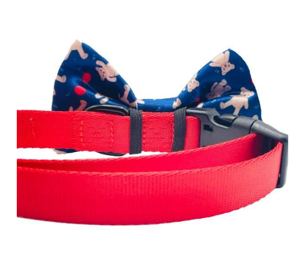 Teddy Bear - Cutie Ties Dog Bow Tie - One Size