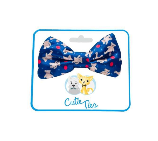 Teddy Bear - Cutie Ties Dog Bow Tie - One Size