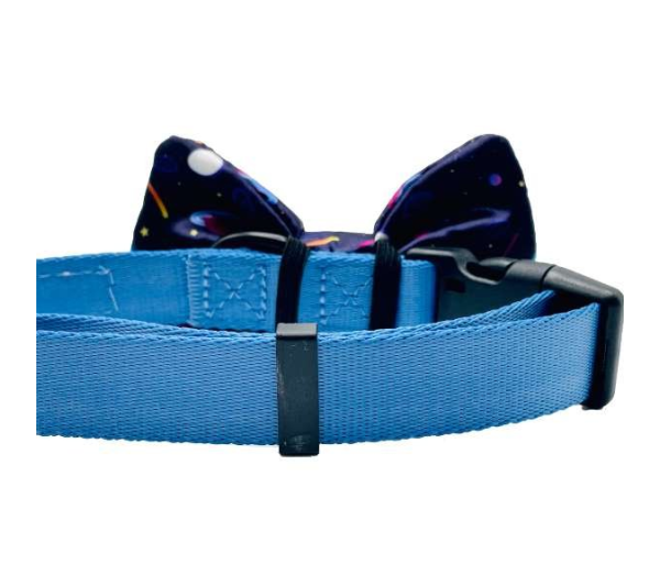 Space Planets - Cutie Ties Dog Bow Tie - One Size