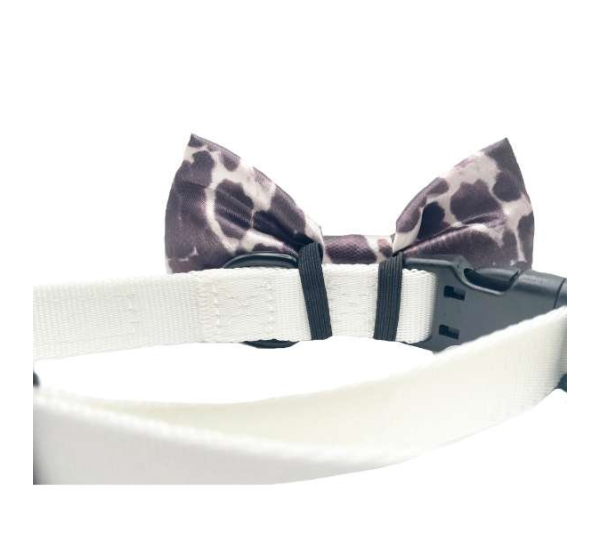Cow - Cutie Ties Dog Bow Tie - One Size