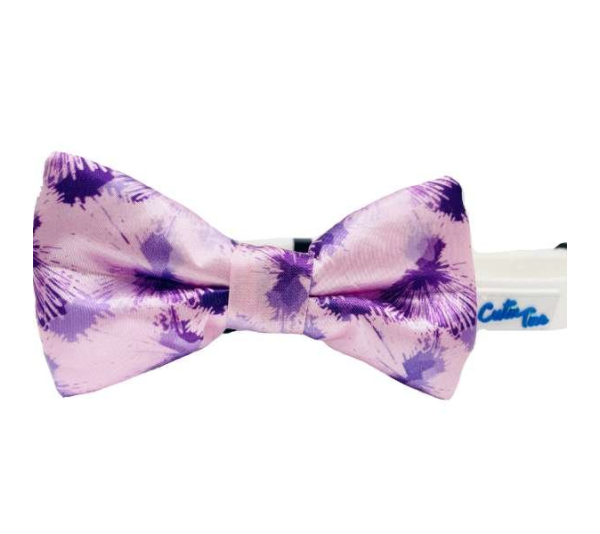 Purple Sky  - Cutie Ties Dog Bow Tie - One Size