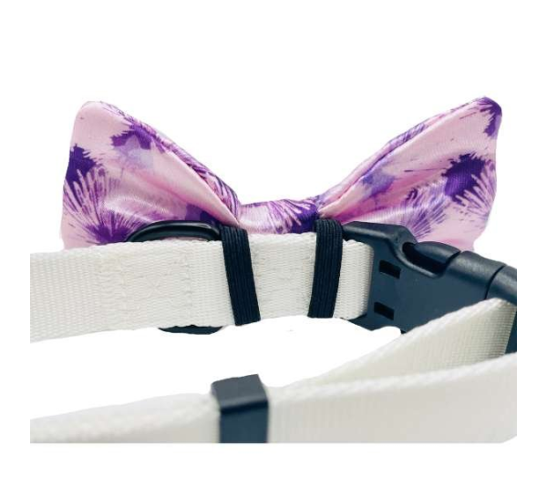 Purple Sky  - Cutie Ties Dog Bow Tie - One Size