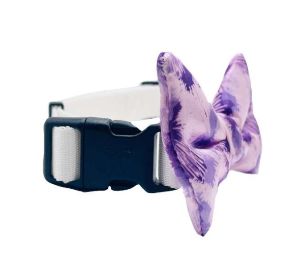 Purple Sky  - Cutie Ties Dog Bow Tie - One Size