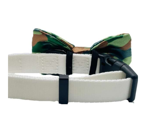 Army Camo - Cutie Ties Dog Bow Tie - One Size