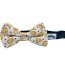 Chocolate Chip Cookie/White - Cutie Ties Dog Bow Tie - One Size