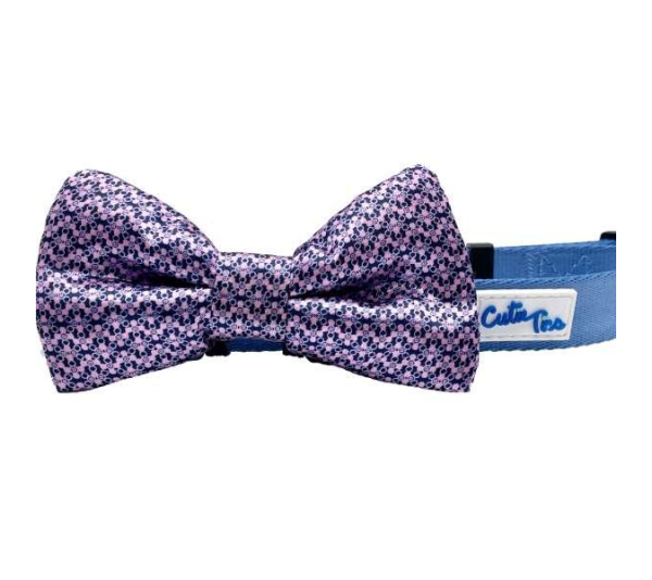 Pink & Blue - Cutie Ties Dog Bow Tie - One Size