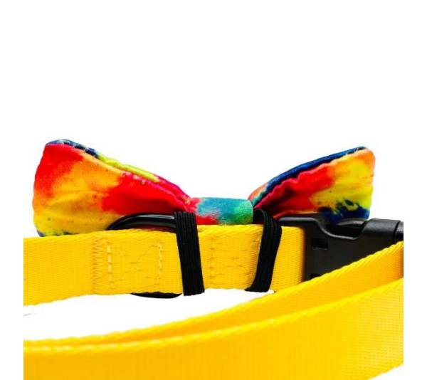 Rainbow Tie Dye - Cutie Ties Dog Bow Tie - One Size