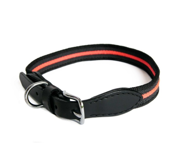Alvalley Reflective Anti-Slip Dog Collar with Buckle (22 in x 1 in ) - 22 in x 1 in