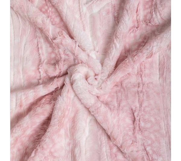 Pink Fawn - Cashmere Dog Blanket - Small