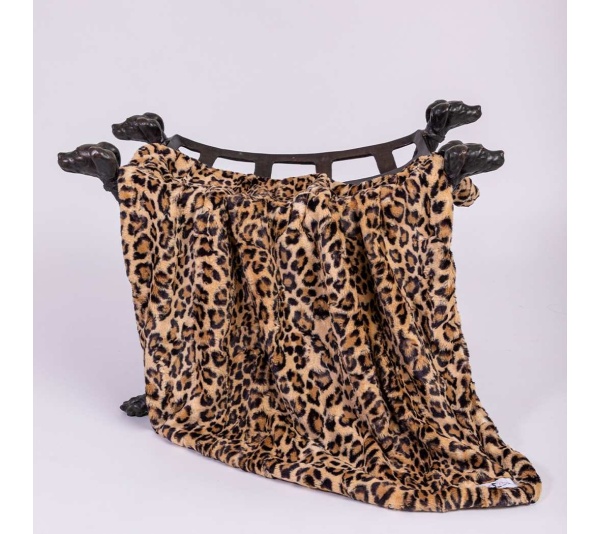 Leopard - Cashmere Dog Blanket - Throw