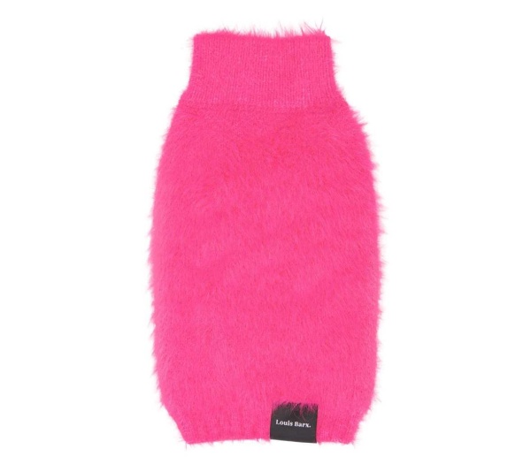 Hot Pink - Fluffy Knit Sweater - "Feather-ly Ever After" - Small