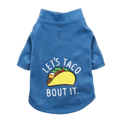 Blueberry Blue - The Essential T-Shirt - Let's Taco Bout It - X Large