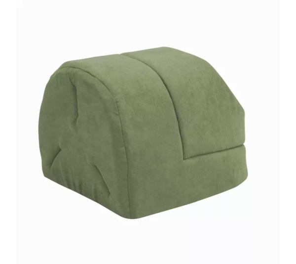 Sage Green - GOOPAWS Cat Cave for Cat and Warming Burrow Cat Bed, Pet Hideway Sleeping Cuddle Cave - 18" x14" x12"