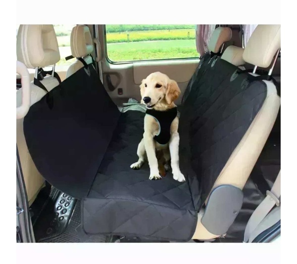 Black - JESPET Dog Car Seat Cover for Pets, Dog Car Travel Car Seat Protector for Cars, Trucks, SUV, Black - 58" L x 54" W