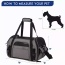 Smoke Grey - JESPET Soft-Sided Kennel Pet Carrier for Small Dogs, Cats, Puppy, Airline Approved Cat Carriers Dog Carrier Collapsible, Travel Handbag & Car Seat - 19" x 10" x 13"