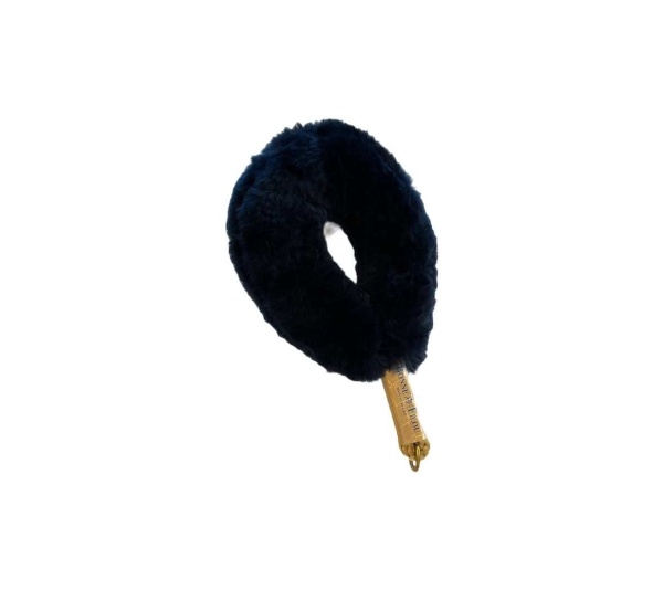 Navy Blue - Shearling Fur Grip