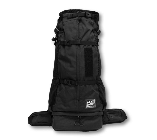 Midnight Black - K9 Sport Sack Knavigate - Medium (17"-20" from collar to tail)