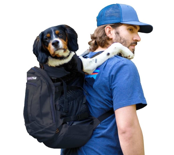 Jet Black - K9 Sport Sack PLUS 2 - Large (20"-23" from collar to tail)