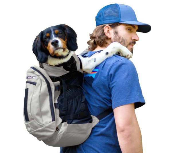 Light Gray - K9 Sport Sack PLUS 2 - Small (13"-17" from collar to tail)