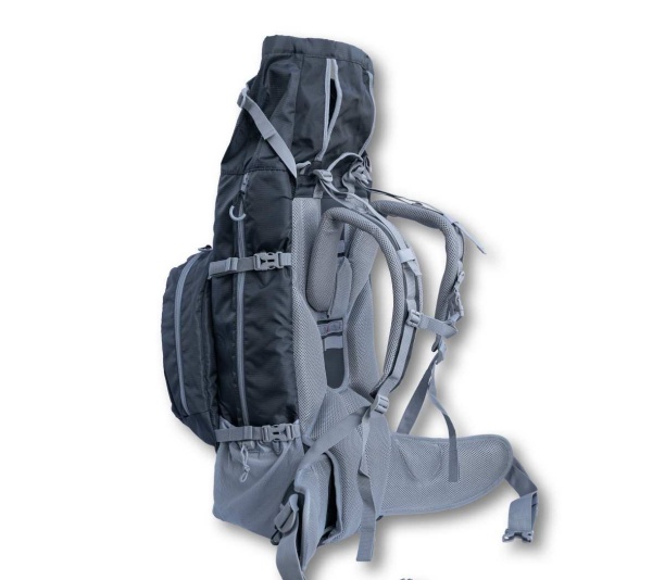 Black - Kolossus | Big Dog Carrier & Backpacking Pack - Large (20"-23" from collar to tail)