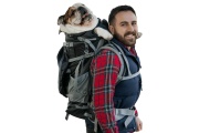 Black - Kolossus | Big Dog Carrier & Backpacking Pack - XX-Large (26"-29" from collar to tail)