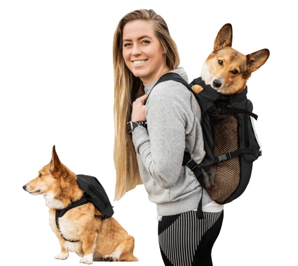 Anthracite Black - Walk-On with Harness & Storage - Large (17-19" Neck 17-24" Chest)