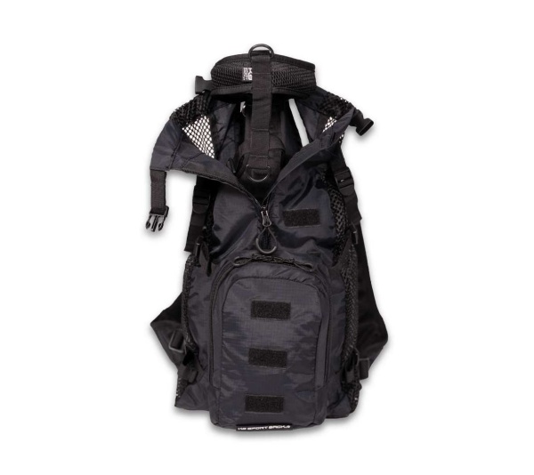 Anthracite Black - Walk-On with Harness & Storage - Large (17-19" Neck 17-24" Chest)