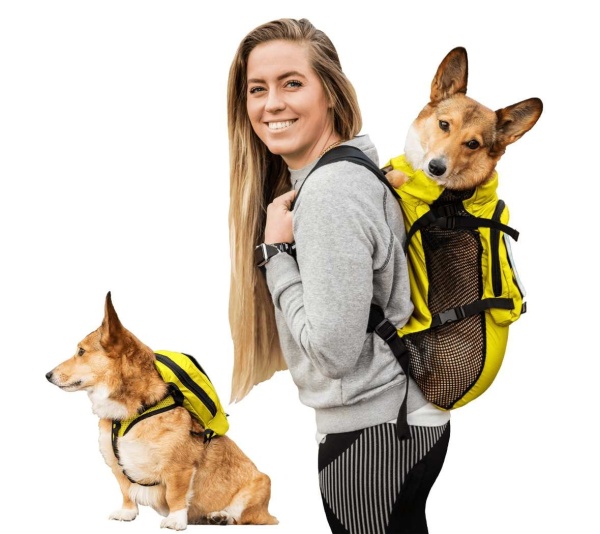 Buttercup Yellow - Walk-On with Harness & Storage - Large (17-19" Neck 17-24" Chest)