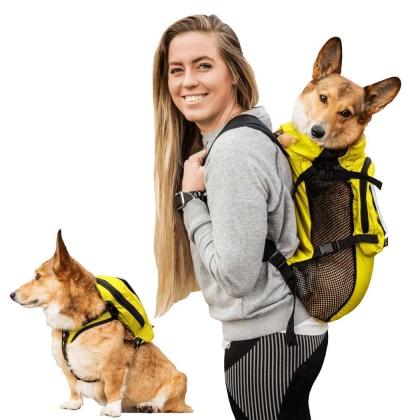 Buttercup Yellow - Walk-On with Harness & Storage - Medium (15-17" Neck 15-21" Chest)